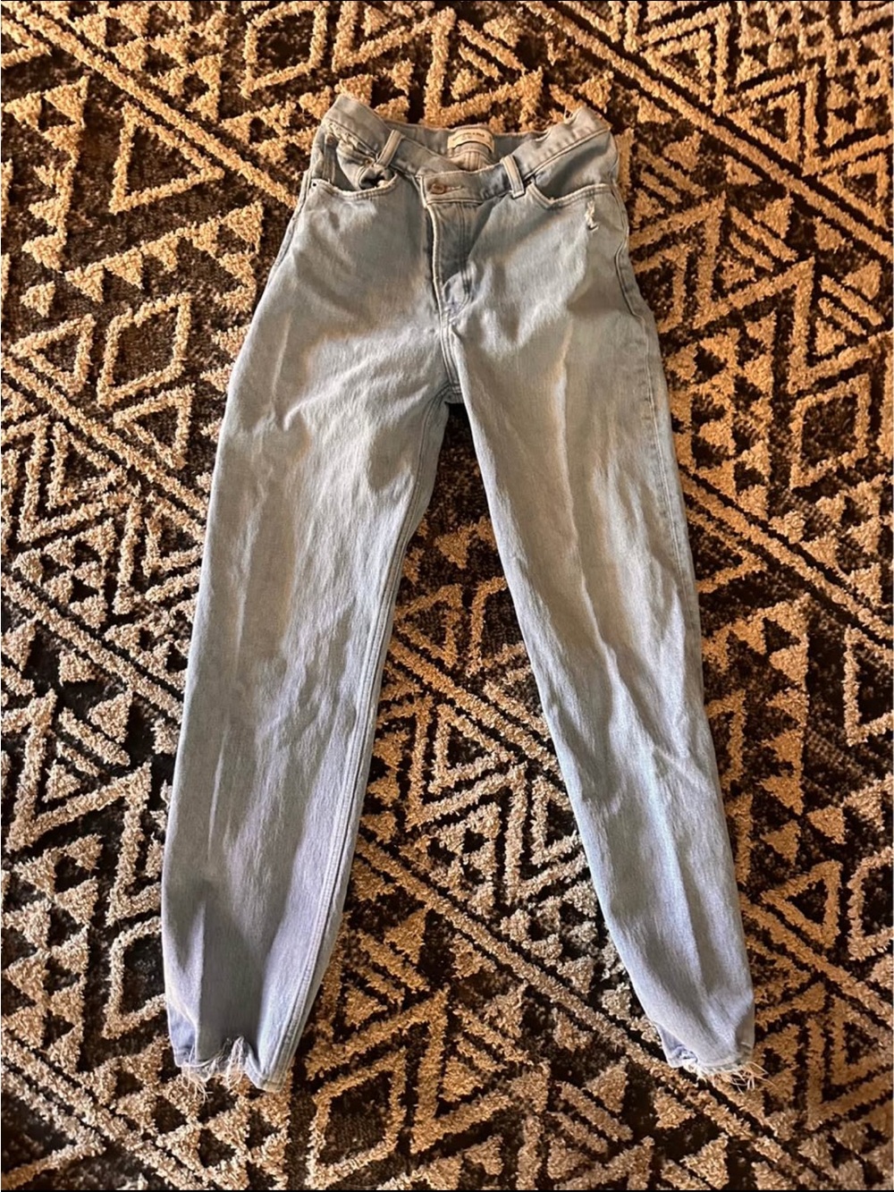 Abercrombie Light Wash High-Rise Jeans